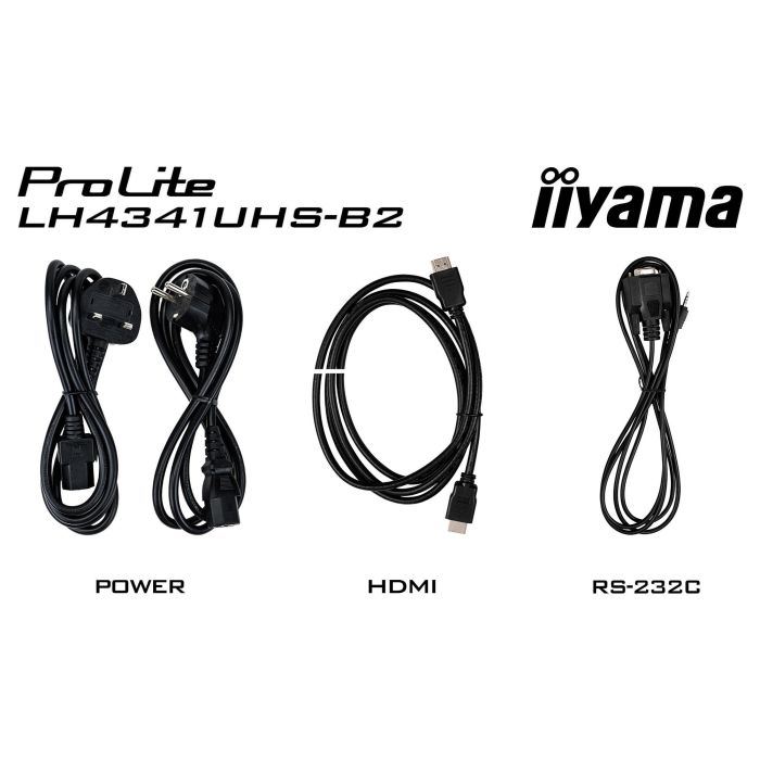 iiyama LH4341UHS-B2 43" 4K UHD IPS 500cd/m² Digital Signage Display 3840x2160 24/7