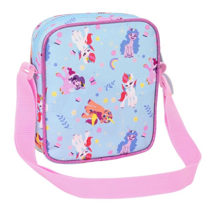 Bolso Bandolera My Little Pony Wild & free Azul Rosa 16 x 18 x 4 cm 2 Bolso Bandolera My Little Pony Wild & free Azul Rosa 16 x 18 x 4 cm 2