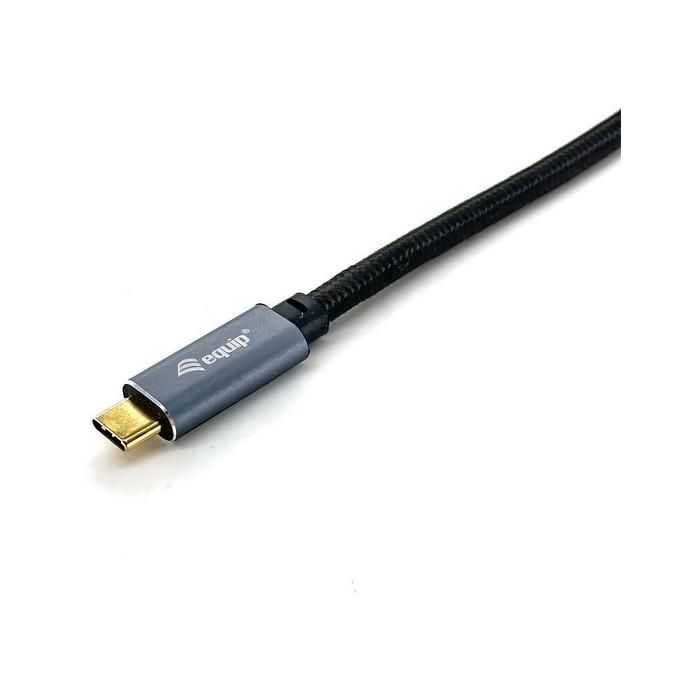 EQUIP 128359 Cable USB-C a USB-C 3.2 Gen 2 Macho/Macho 3m 100W PD 4K/60Hz 10Gbps Negro 2 EQUIP 128359 Cable USB-C a USB-C 3.2 Gen 2 Macho/Macho 3m 100W PD 4K/60Hz 10Gbps Negro 2