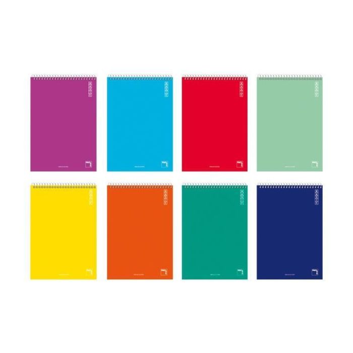 Pacsa Block Basic 80 Hojas 4x4 Tapas Cartón Cuarto 60 gr Colores Surtido -10U- Pacsa Block Basic 80 Hojas 4x4 Tapas Cartón Cuarto 60 gr Colores Surtido -10U-