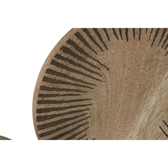 Decoración de Pared Home ESPRIT Natural Moderno Círculos 84 X 4,5 X 56 CM 2 Decoración de Pared Home ESPRIT Natural Moderno Círculos 84 X 4,5 X 56 CM 2