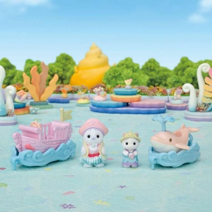 Playset Sylvanian Families Amusement Park Ride - Ride the Waves Multicolor 4 Playset Sylvanian Families Amusement Park Ride - Ride the Waves Multicolor 4
