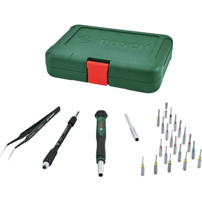 Bosch Juego de Destornilladores de Precisión de 24 Piezas BOS4059952734965