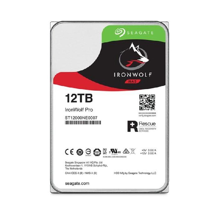 Seagate IronWolf Pro ST12000NT001 Disco Duro Interno HDD 12TB SATA 6Gb/s 7200 RPM para NAS 3 Seagate IronWolf Pro ST12000NT001 Disco Duro Interno HDD 12TB SATA 6Gb/s 7200 RPM para NAS 3