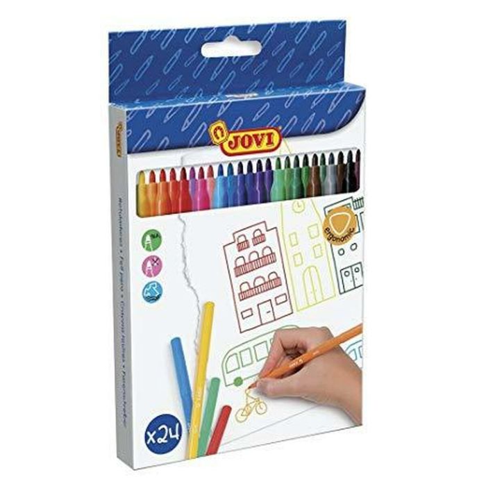 Set de Rotuladores Jovi Multicolor 24 Piezas (12 Unidades) 1