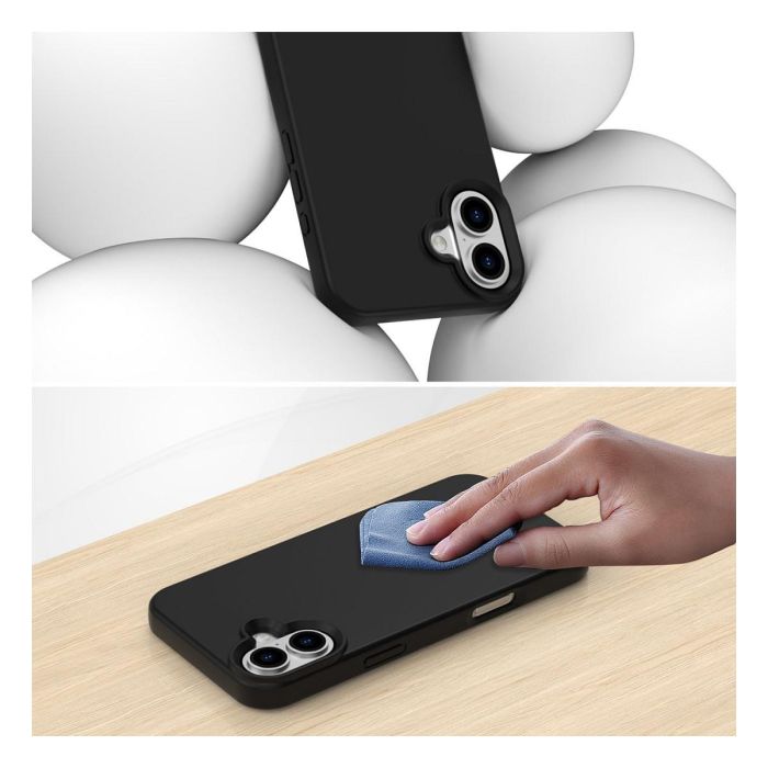 4smarts Funda de Silicona Negra para Apple iPhone 16 (6.1") Compatible con MagSafe, Referencia 541186 2