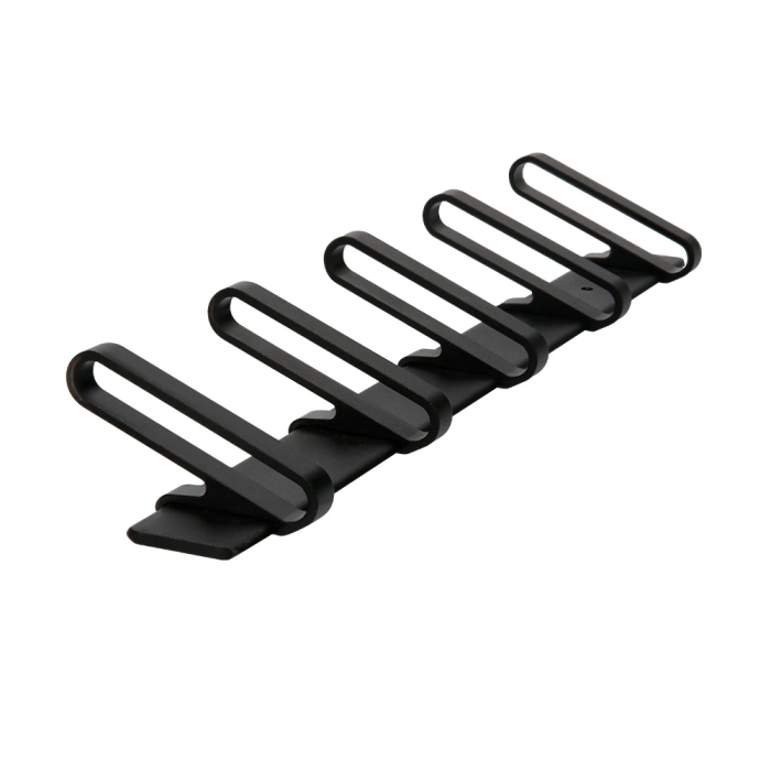 Liderpapel Perchero de Pared Metálico Negro 5 Colgadores 430x88x55 mm 2 Liderpapel Perchero de Pared Metálico Negro 5 Colgadores 430x88x55 mm 2