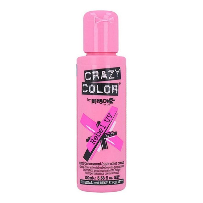 Crazy Color 78 Rebel Uv 100 ml (Rosa)