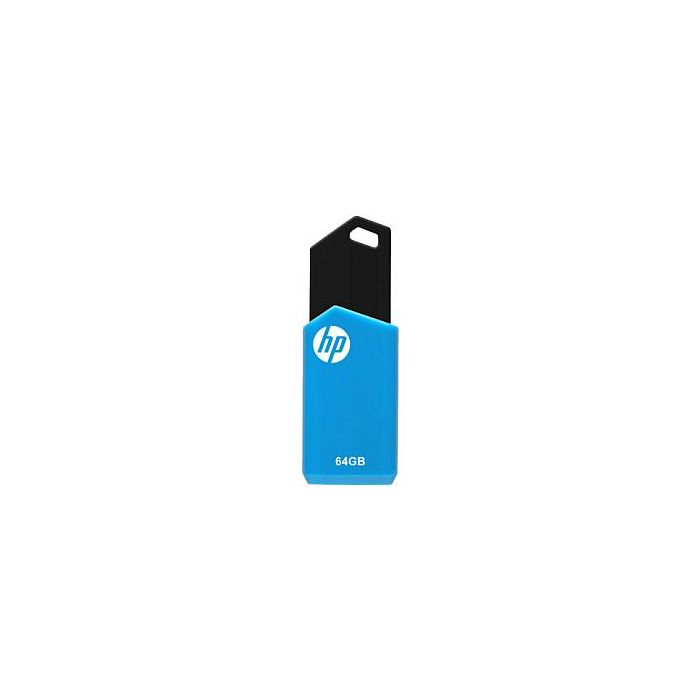 HP v150w 64GB USB 2.0 Flash Drive (Negro/Azul) HP v150w 64GB USB 2.0 Flash Drive (Negro/Azul)