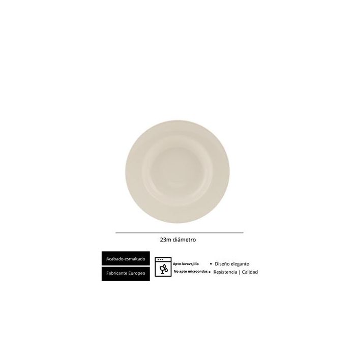 Valet Plato Hondo 23 Cm (6 Unidades) 1 Valet Plato Hondo 23 Cm (6 Unidades) 1