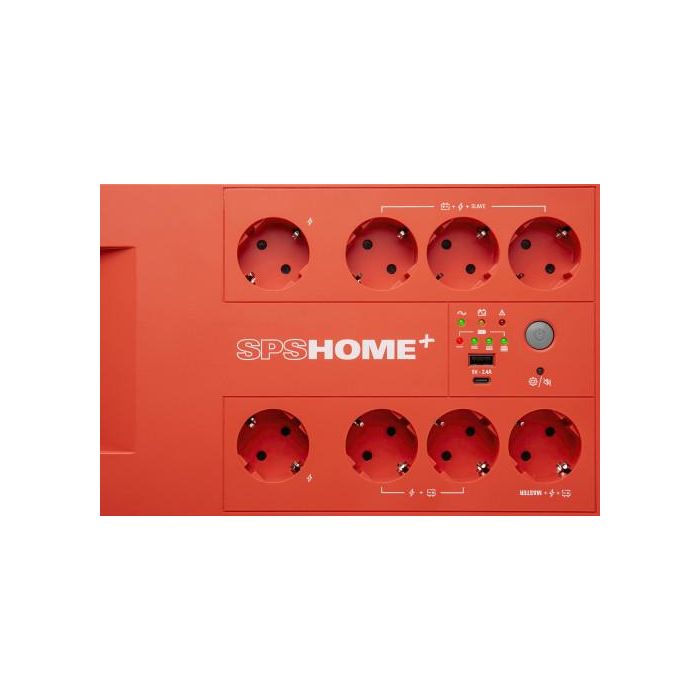Salicru SPS 1000 HOME+ sistema de alimentación ininterrumpida (UPS) Línea interactiva 0,65 kVA 360 W 8 salidas AC 2 Salicru SPS 1000 HOME+ sistema de alimentación ininterrumpida (UPS) Línea interactiva 0,65 kVA 360 W 8 salidas AC 2