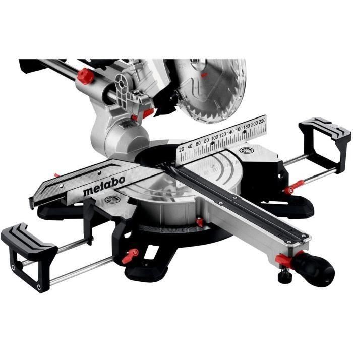 Metabo 613254000 Sierra Ingletadora Radial KGS 254 M con línea de corte LED de precisión, Nueva 2023 1