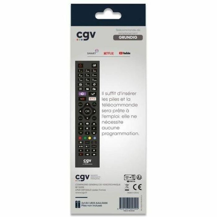 Grundig Mando a distancia de repuesto CGV3322103009504 para televisores Grundig 2