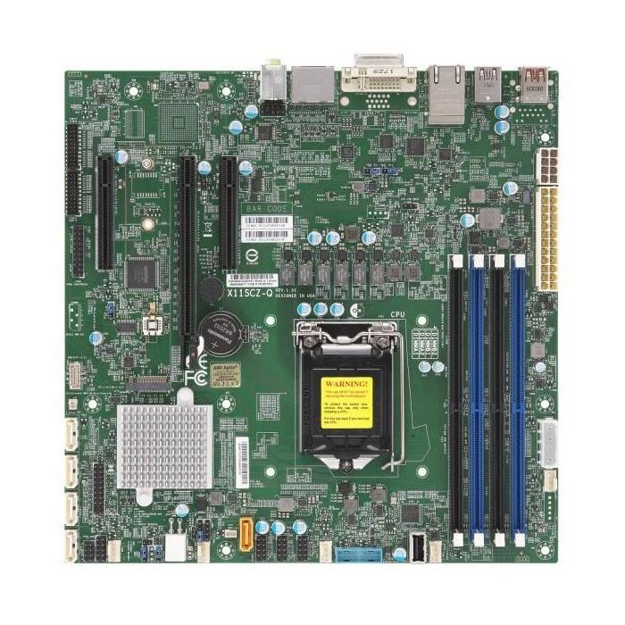 Super Micro X11SCZ-Q Placa Base micro-ATX Socket 1151 Single