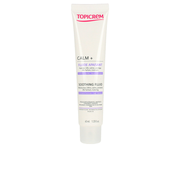 Topicrem CALM+ soothing fluid Tratamiento Facial Hidratante Calmante 40 ml