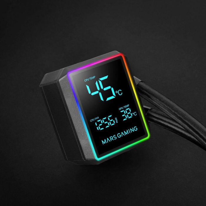 Base de Refrigeración para Portátil Mars Gaming MLLCDPRO240 4 Base de Refrigeración para Portátil Mars Gaming MLLCDPRO240 4