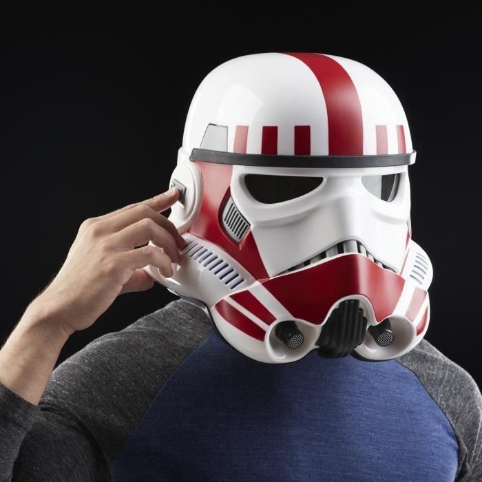 Casco electrónico premium de soldado de choque imperial, artículo de cosplay, a partir de 14 años, Star Wars The Black Series 4 Casco electrónico premium de soldado de choque imperial, artículo de cosplay, a partir de 14 años, Star Wars The Black Series 4