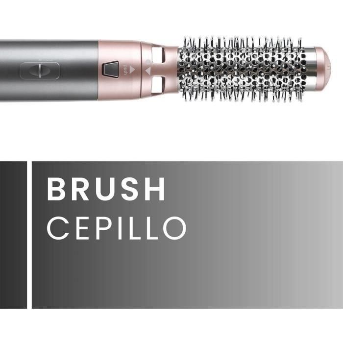 Jocca JOC8435253583536 Plancha de pelo Modelo 2412 con 3 ajustes de temperatura y 5 cabezales intercambiables, potencia 800 a 1000 W 3