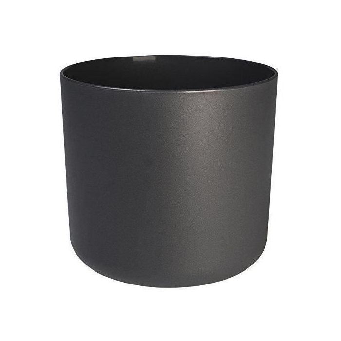 Elho B.for ELH8711904249489, Maceta redonda Soft, Negra, Ø 35 x H 32 cm, para interior, 100% reciclada
