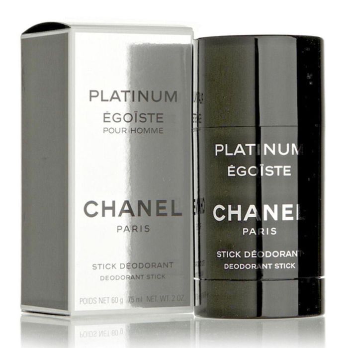 Chanel Egoiste Platinum Desodorante Stick 75 mL: Fresco y Masculino Aroma Amaderado Floral Almizcle