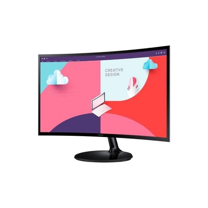 Monitor Curvo Samsung Essential Monitor S3 S24C364EAU/ 24"/ Full HD/ Negro 2 Monitor Curvo Samsung Essential Monitor S3 S24C364EAU/ 24"/ Full HD/ Negro 2