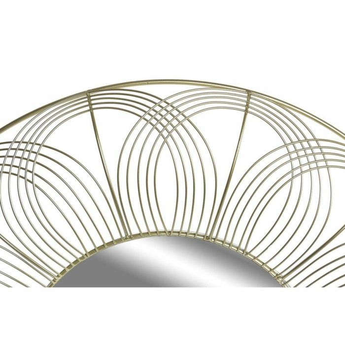 Espejo de pared DKD Home Decor Dorado Moderno 60 x 4 x 60 cm 2