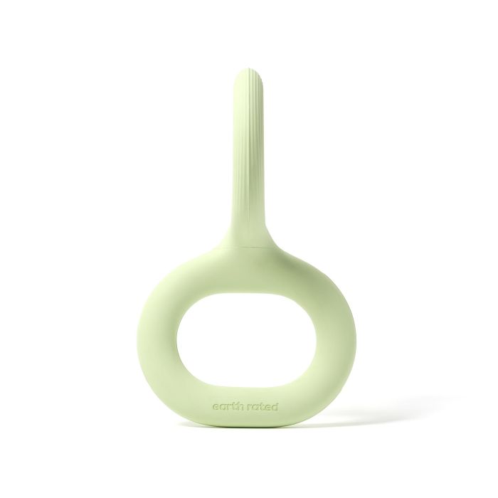Earth Rated Juguete de Tracción Tug Toy para Perro Grande con Doble Asa Ergonómico de Goma Resistente para Juegos Interactivos Verde