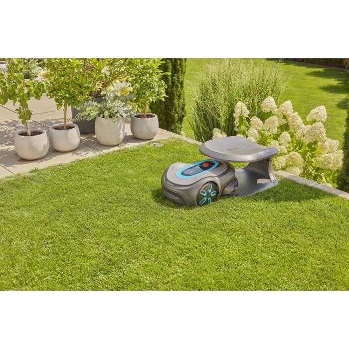 Robot cortacésped - GARDENA - Smart SILENO max 1500 - Superficie 1500 m² - DuoConnect - Bluetooth - Corte de bordes 1