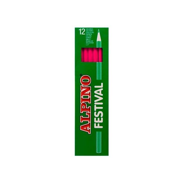 Alpino Lápices De Color Festival Rosa Caja 12 Ud Alpino Lápices De Color Festival Rosa Caja 12 Ud