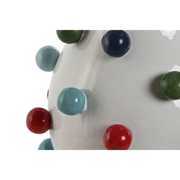 Jarron Urban DKD Home Decor Blanco Multicolor 20 x 20 x 20 cm 2 Jarron Urban DKD Home Decor Blanco Multicolor 20 x 20 x 20 cm 2