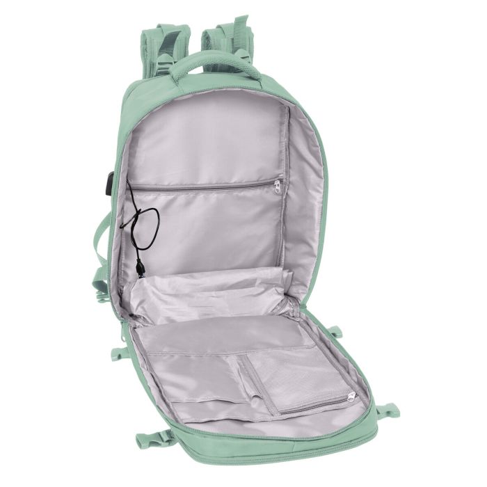 Mochila Escolar Safta Verde pastel Azul 3 Mochila Escolar Safta Verde pastel Azul 3