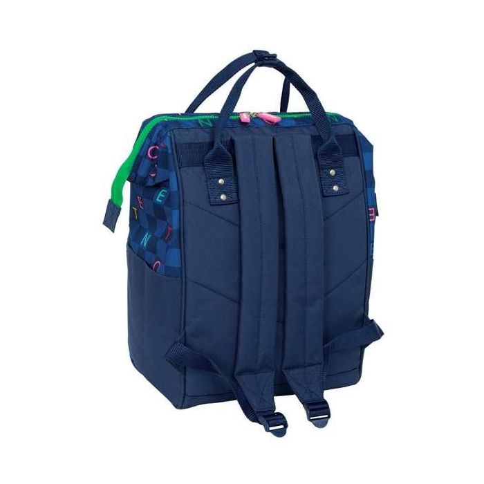 Mochila Escolar Benetton benetton Azul marino 27 x 40 x 19 cm 1 Mochila Escolar Benetton benetton Azul marino 27 x 40 x 19 cm 1