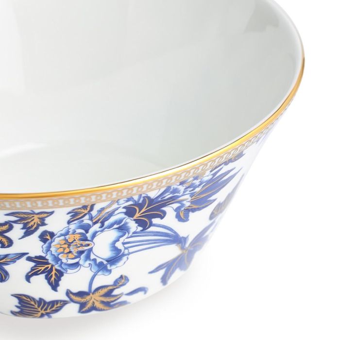 Wedgwood Bol Hibiscus 15 cm (4 Unidades) con Franjas de Oro de 22 Quilates 4