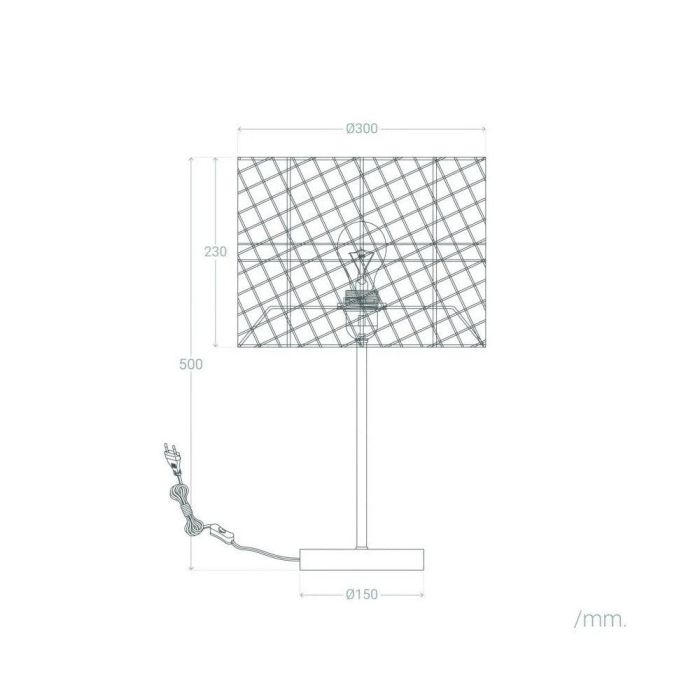 Lámpara de Mesa "Porbandar" [SKD-T1020] 5