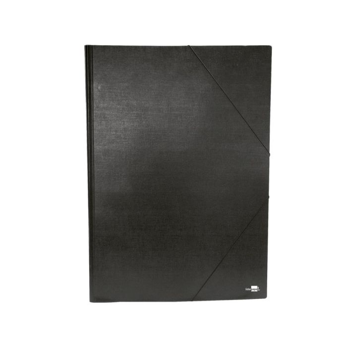 Carpeta Planos Liderpapel A2 Carton Gofrado N 12 Negro 1