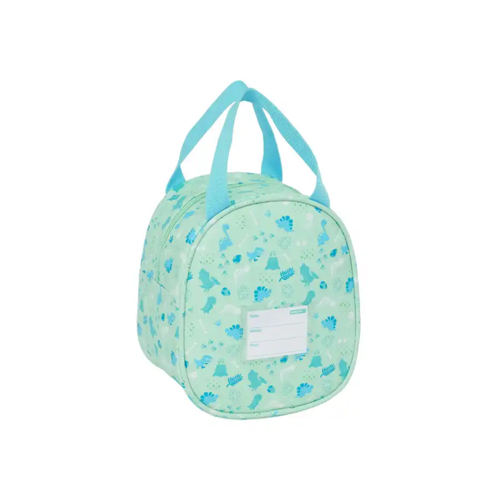 Portameriendas Térmico Safta Dino Verde 19 x 22 x 14 cm 1