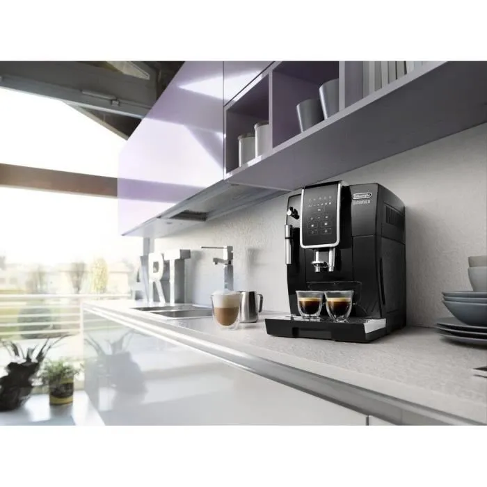 DeLonghi Máquina Espresso Dinamica ECAM 350.15.B, Automática, Molinillo Integrado, 1.8 L, 1450W, Negro 2