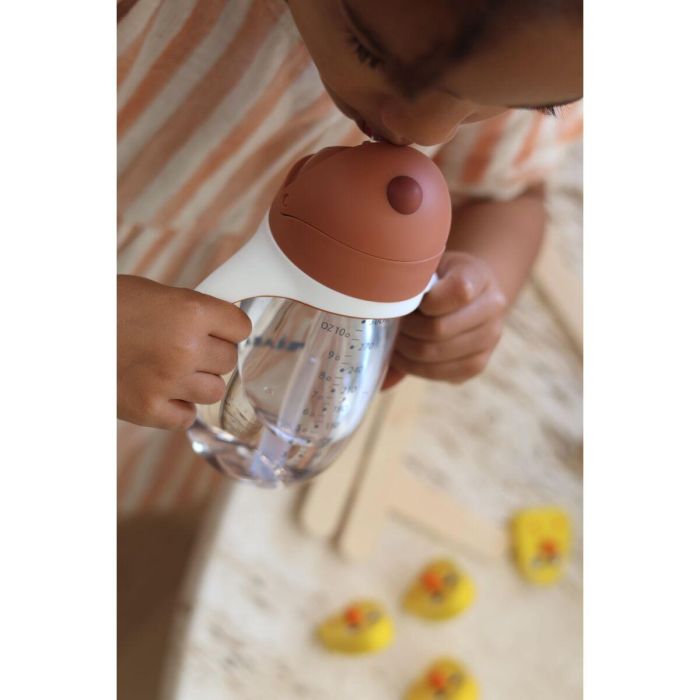 Beaba Taza con Pajita BEA1728518874204 300 ml Terracota 1 Beaba Taza con Pajita BEA1728518874204 300 ml Terracota 1