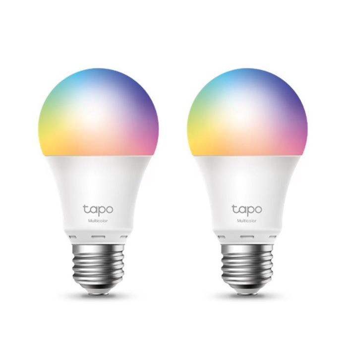Tp-Link Tapo L530E Bombilla LED Inteligente RGB Multicolor, Control por Voz con Alexa y Google Assistant, 16M Colores, 806 Lúmenes, E27