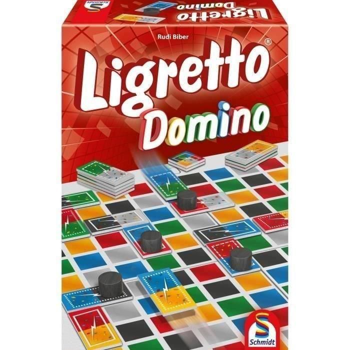 Schmidt Spiele Ligretto Domino - Juego de Mesa de Cartas con Tablero. Deshazte de tus cartas rápidamente en este frenético juego simultáneo. Schmidt Spiele Ligretto Domino - Juego de Mesa de Cartas con Tablero. Deshazte de tus cartas rápidamente en este frenético juego simultáneo.