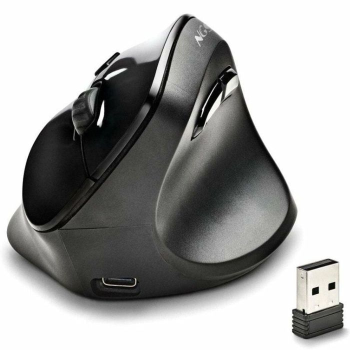 Ratón Ergonómico Inalámbrico NGS EVO Moksha/ Batería recargable/ Hasta 2400 DPI 5 Ratón Ergonómico Inalámbrico NGS EVO Moksha/ Batería recargable/ Hasta 2400 DPI 5