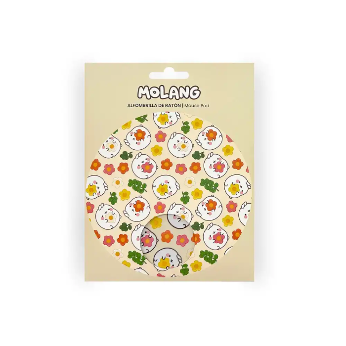 Wondee Alfombrilla de Ratón Molang Redonda Plant Lover Antideslizante Control Preciso 200mm 5