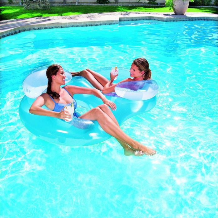 Bestway Rueda Doble Hinchable con Almohada 188x117 cm Playa y Piscina 43009 3 Bestway Rueda Doble Hinchable con Almohada 188x117 cm Playa y Piscina 43009 3