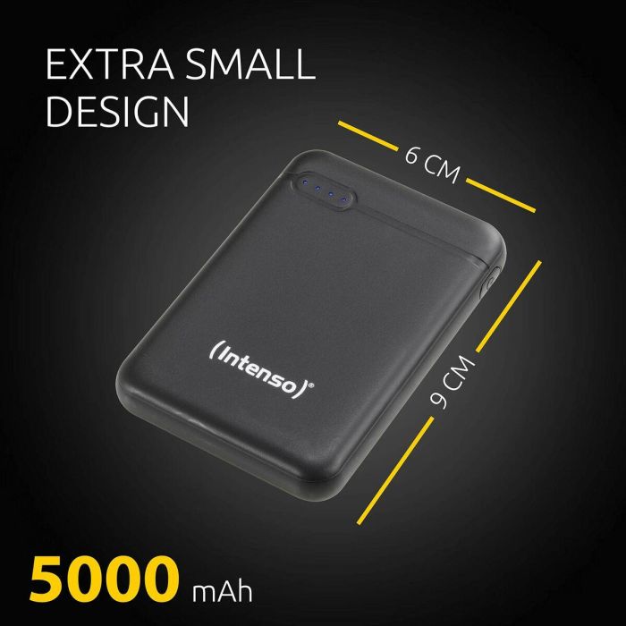 Intenso XS5000 Powerbank 5000mAh USB Tipo-C, Diseño Ergonómico, Negro 4