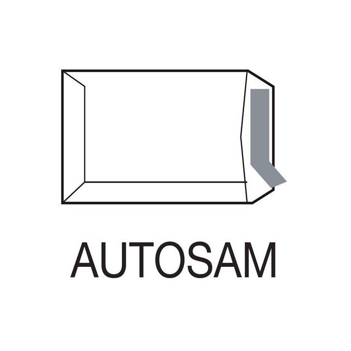 Sam 665103 Paquetes de 10 Bolsas Blancas Papel Offset 100 Grs con Tira de Silicona Tamaño 184x261 Sam 665103 Paquetes de 10 Bolsas Blancas Papel Offset 100 Grs con Tira de Silicona Tamaño 184x261