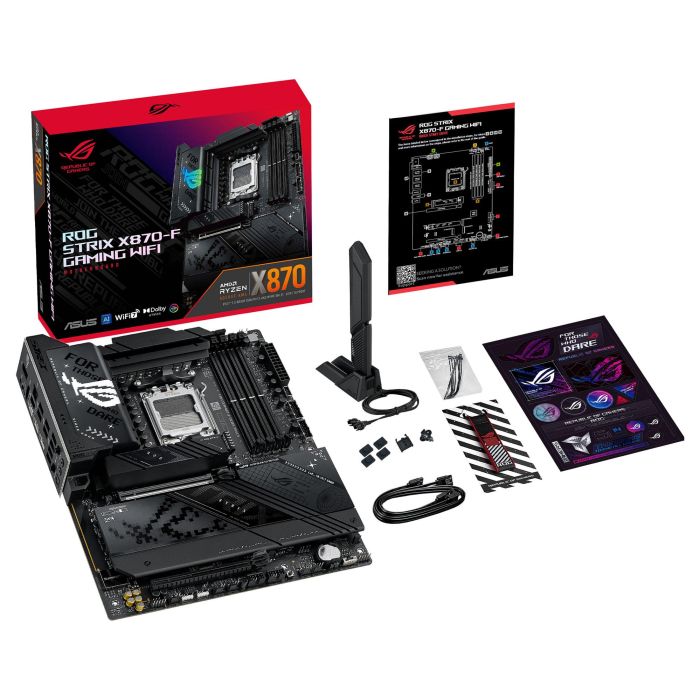 ASUS ROG STRIX X870-F Gaming WiFi Placa Base ATX AMD AM5 DDR5 Wi-Fi 7 Bluetooth 5.4
