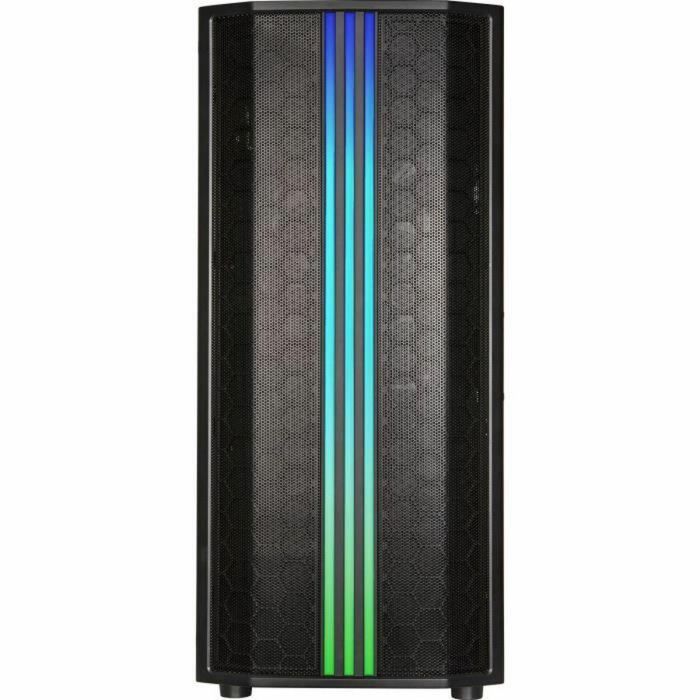 Bitfenix AAAKE93023 Caja PC Sabre Mesh FRGB Torre Media ATX Negra con Vidrio Templado y Frontal Mesh 4