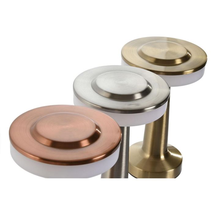 DKD Home Decor Lámpara Sobremesa Moderno Dorado Plateado 12 x 20 x 12 cm (3 Unidades) 3 DKD Home Decor Lámpara Sobremesa Moderno Dorado Plateado 12 x 20 x 12 cm (3 Unidades) 3