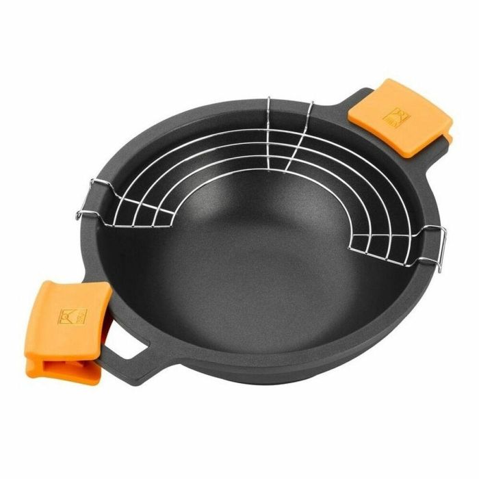 Sartén BRA Braisogona_A272028 Negro Negro/Naranja Metal Aluminio Ø 24 cm Ø 28 cm 1 Sartén BRA Braisogona_A272028 Negro Negro/Naranja Metal Aluminio Ø 24 cm Ø 28 cm 1
