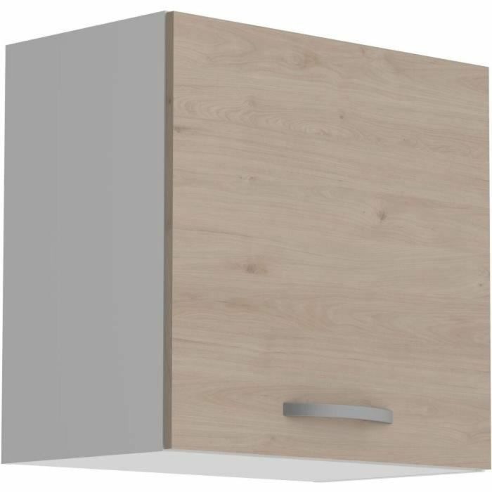 Oslo 244302 Gabinete Superior 1 Puerta Decoración Chene Jackson L 60 x D 36 x H 58 cm